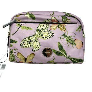 Adolfo Dominguez butterfly cosmetic bag clutch wash bag clutch travel NWT